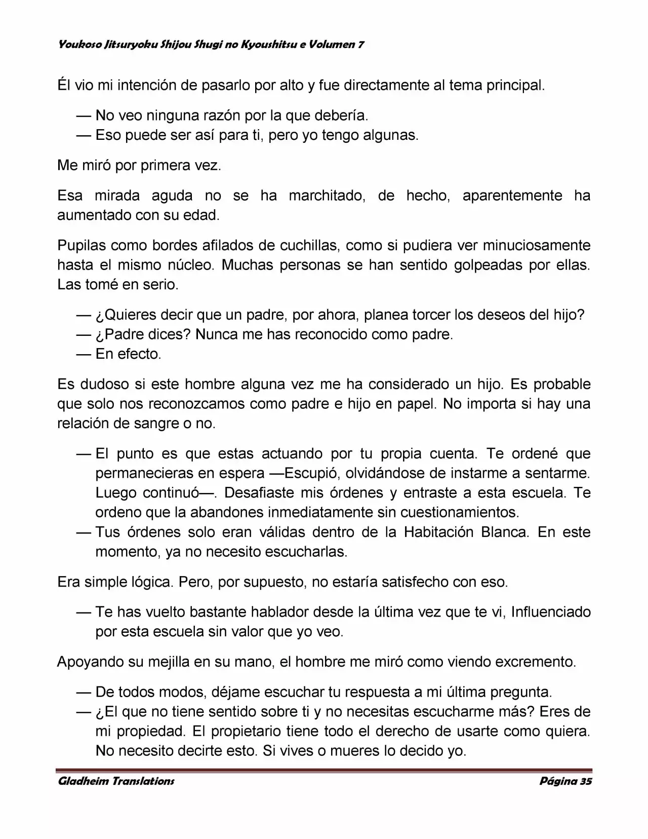 Página 35 del Manga