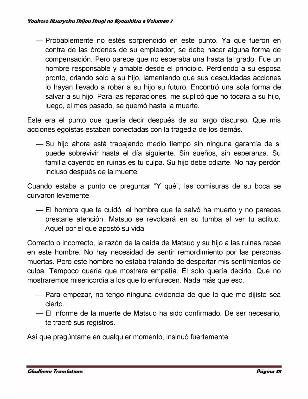 Página 38 del Manga