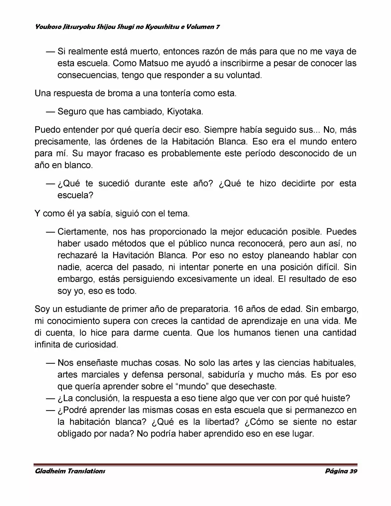 Página 39 del Manga