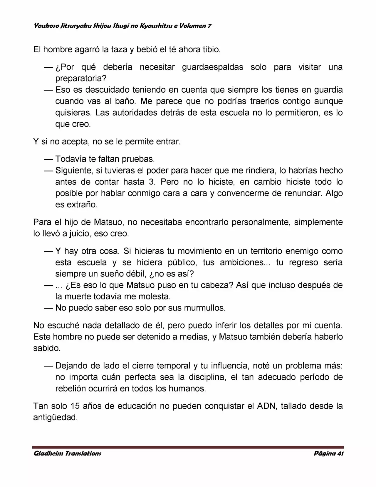 Página 41 del Manga