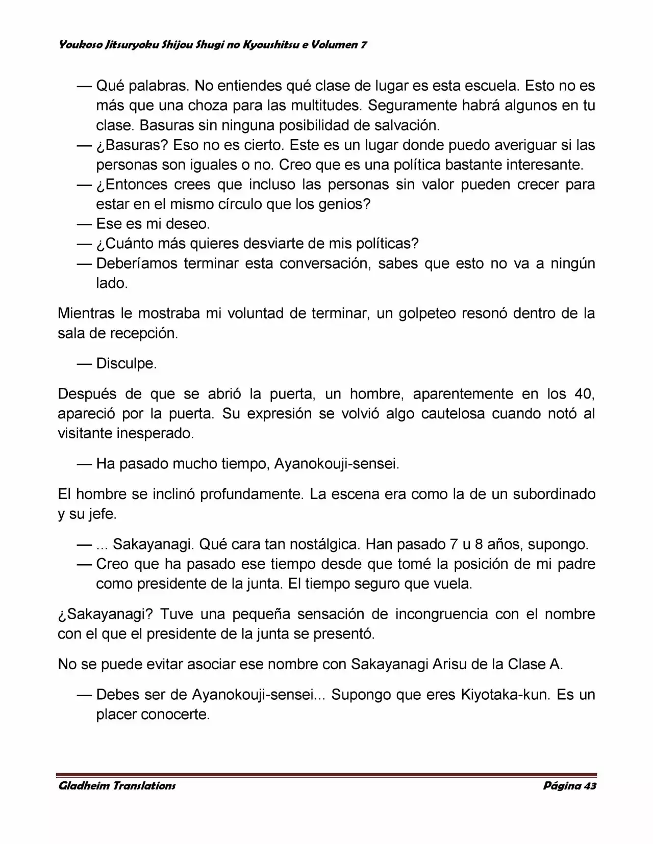 Página 43 del Manga