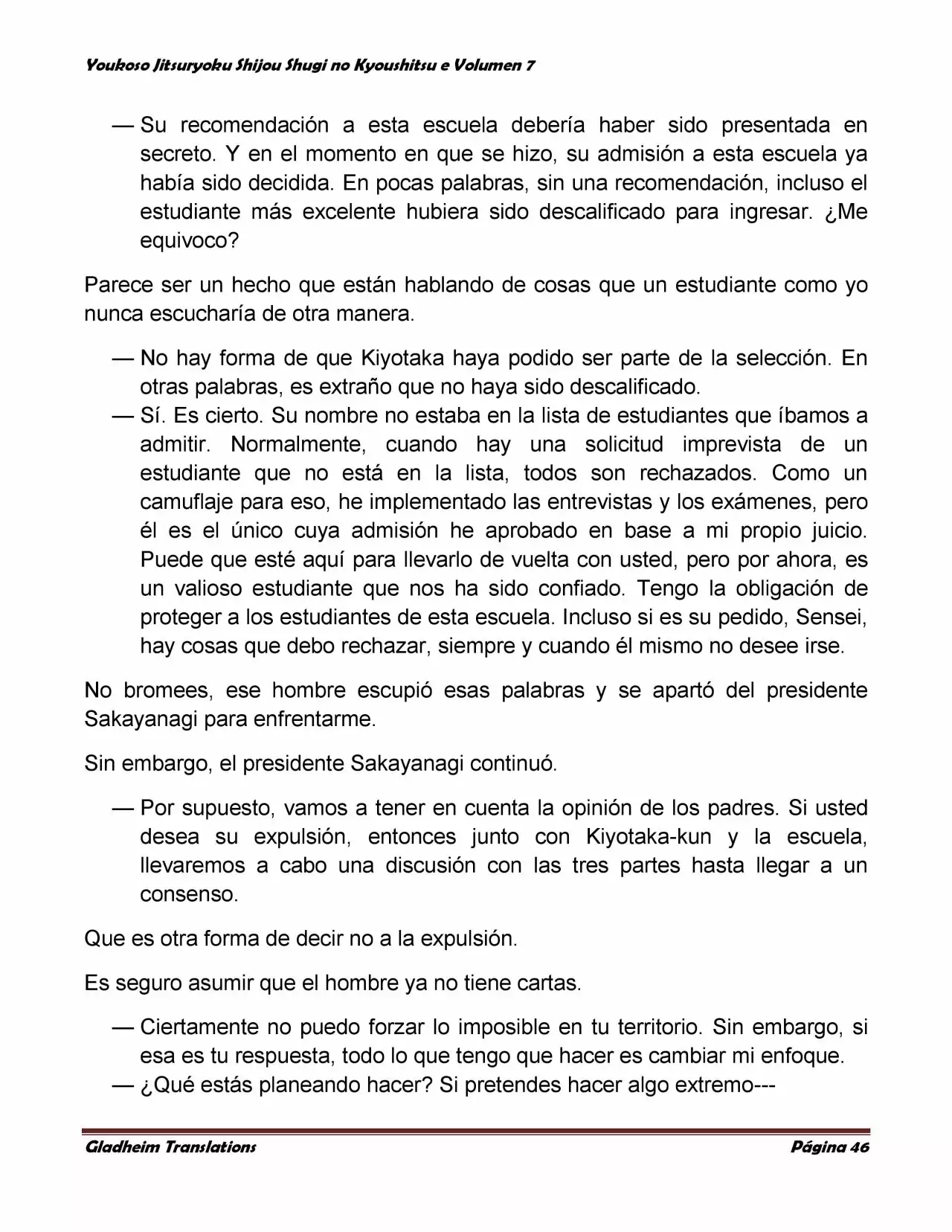 Página 46 del Manga