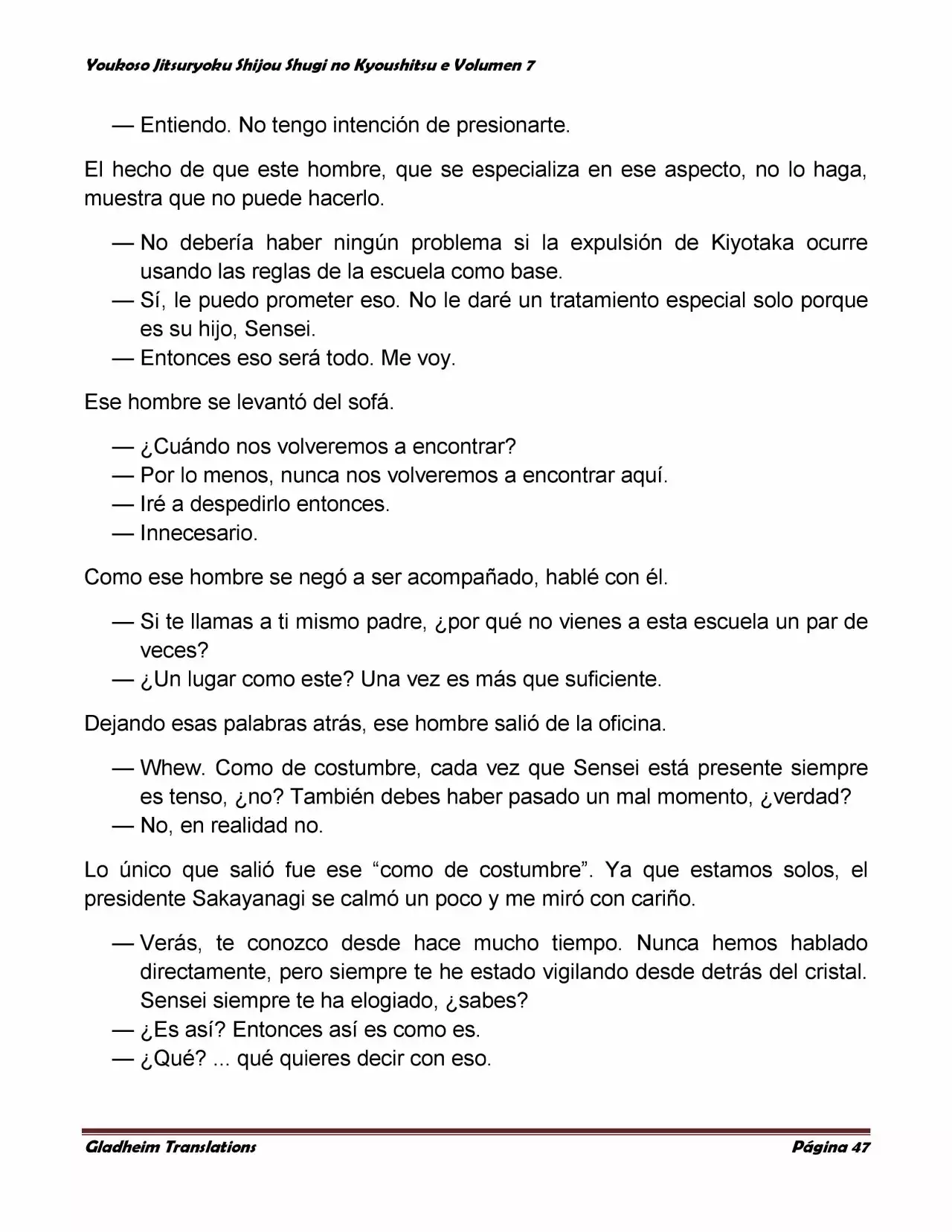 Página 47 del Manga