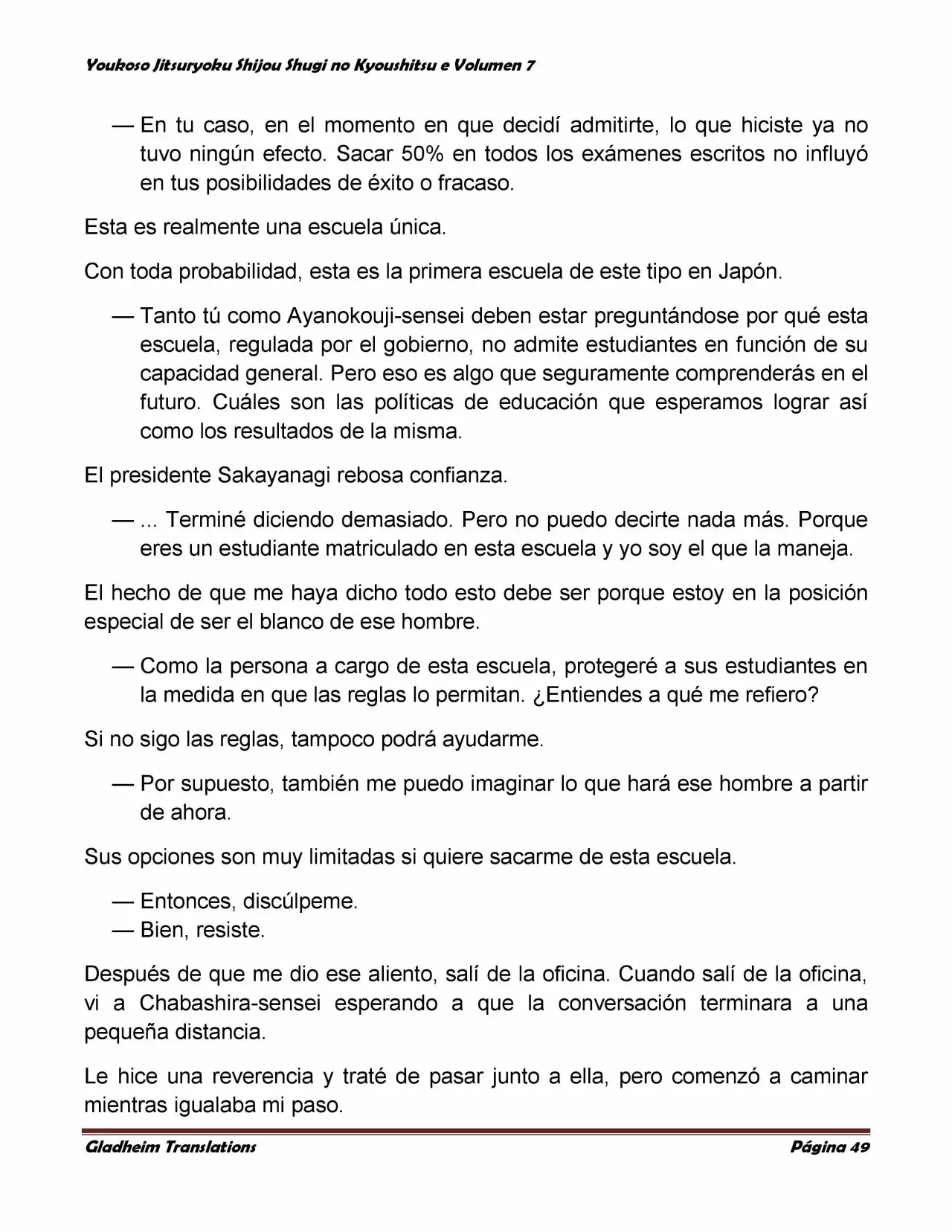 Página 49 del Manga