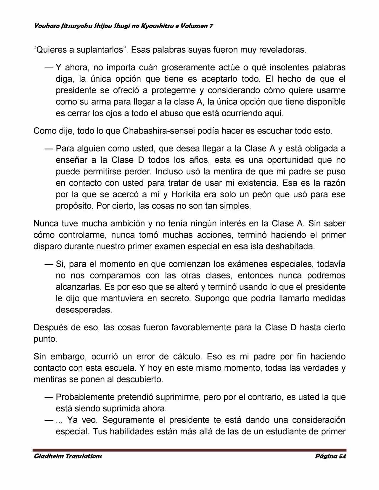 Página 54 del Manga