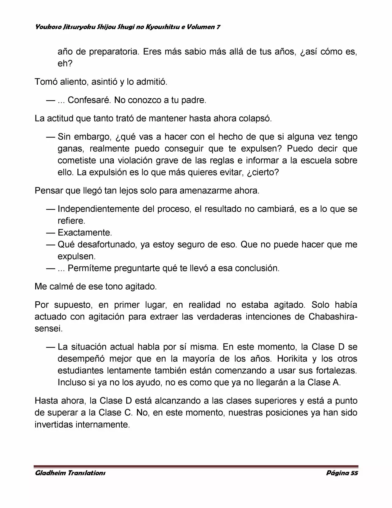 Página 55 del Manga