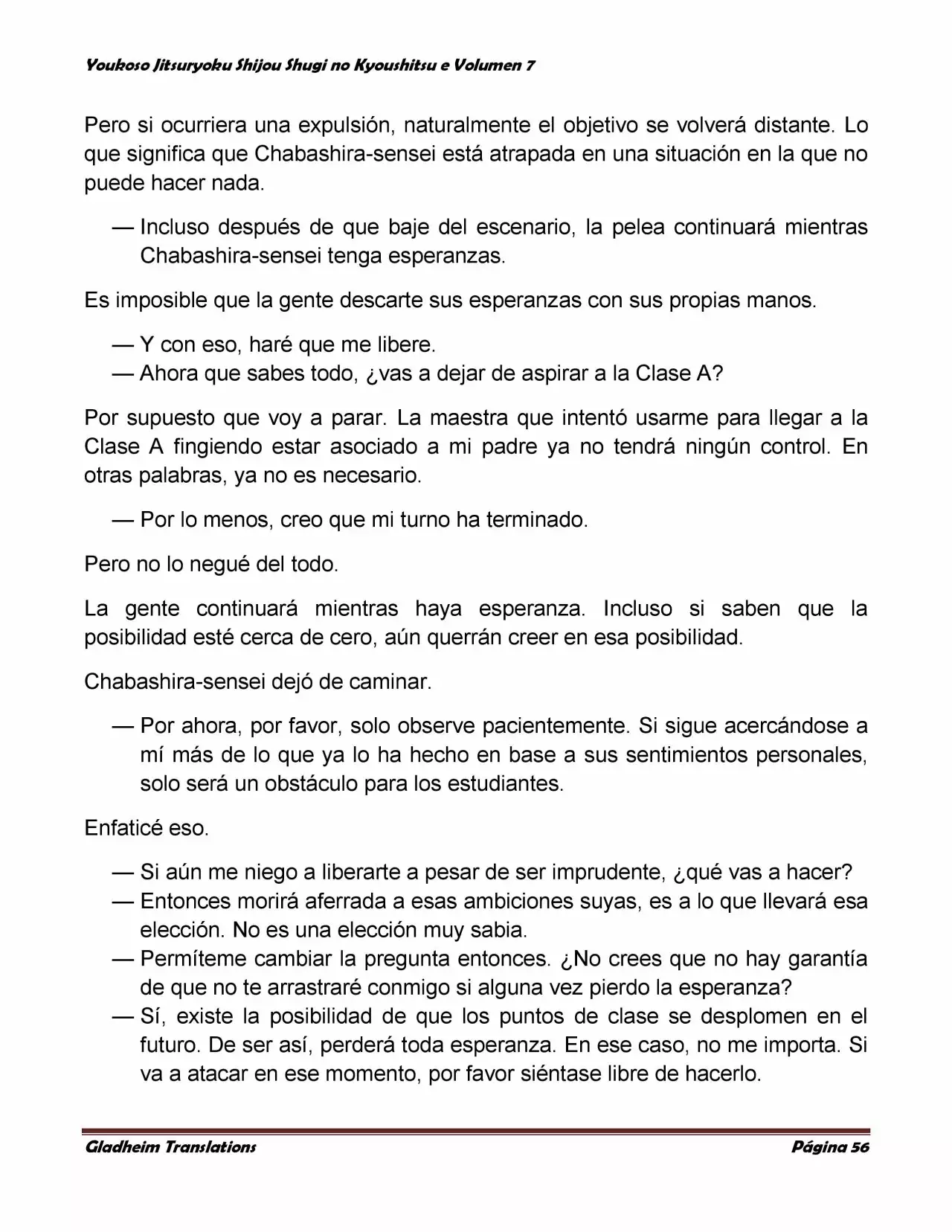 Página 56 del Manga