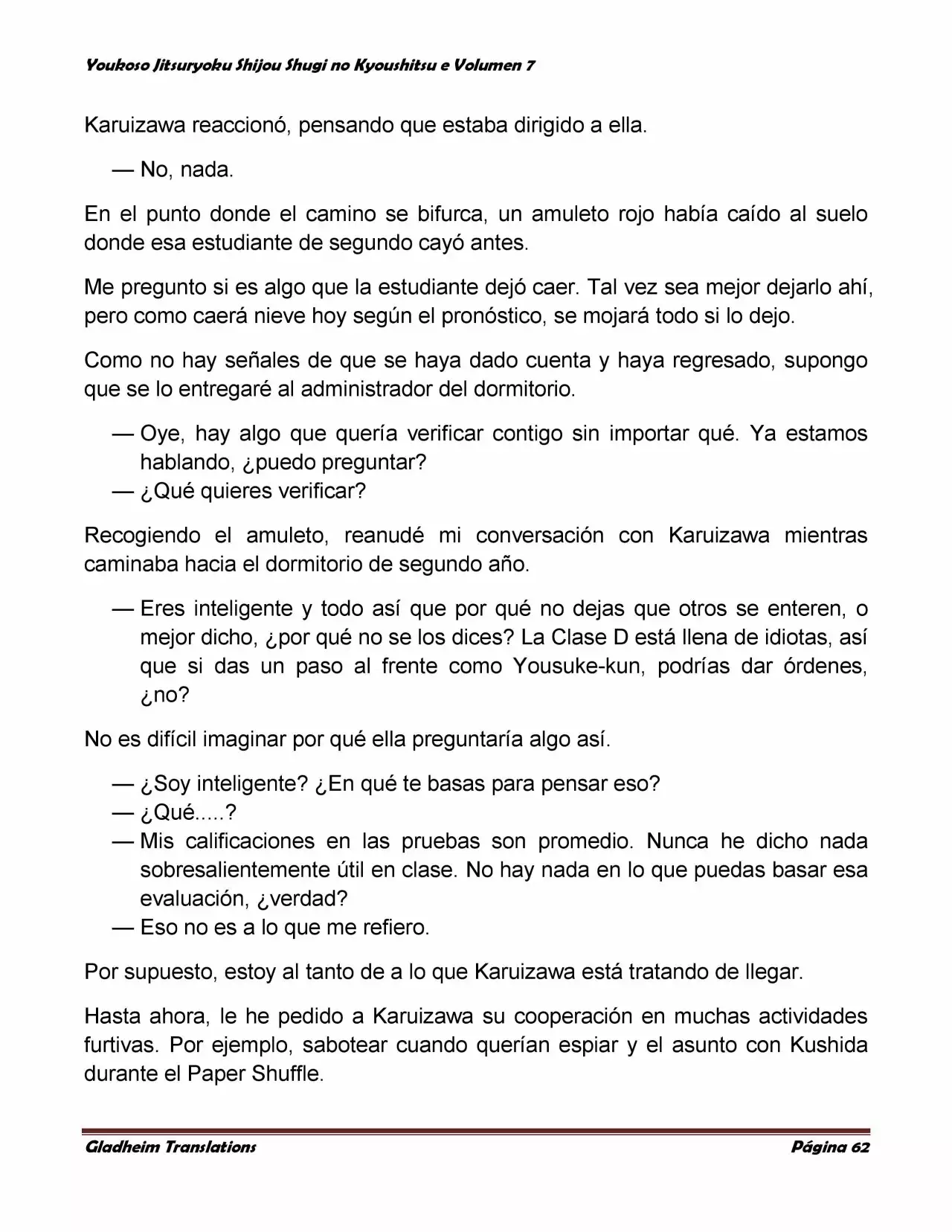 Página 62 del Manga