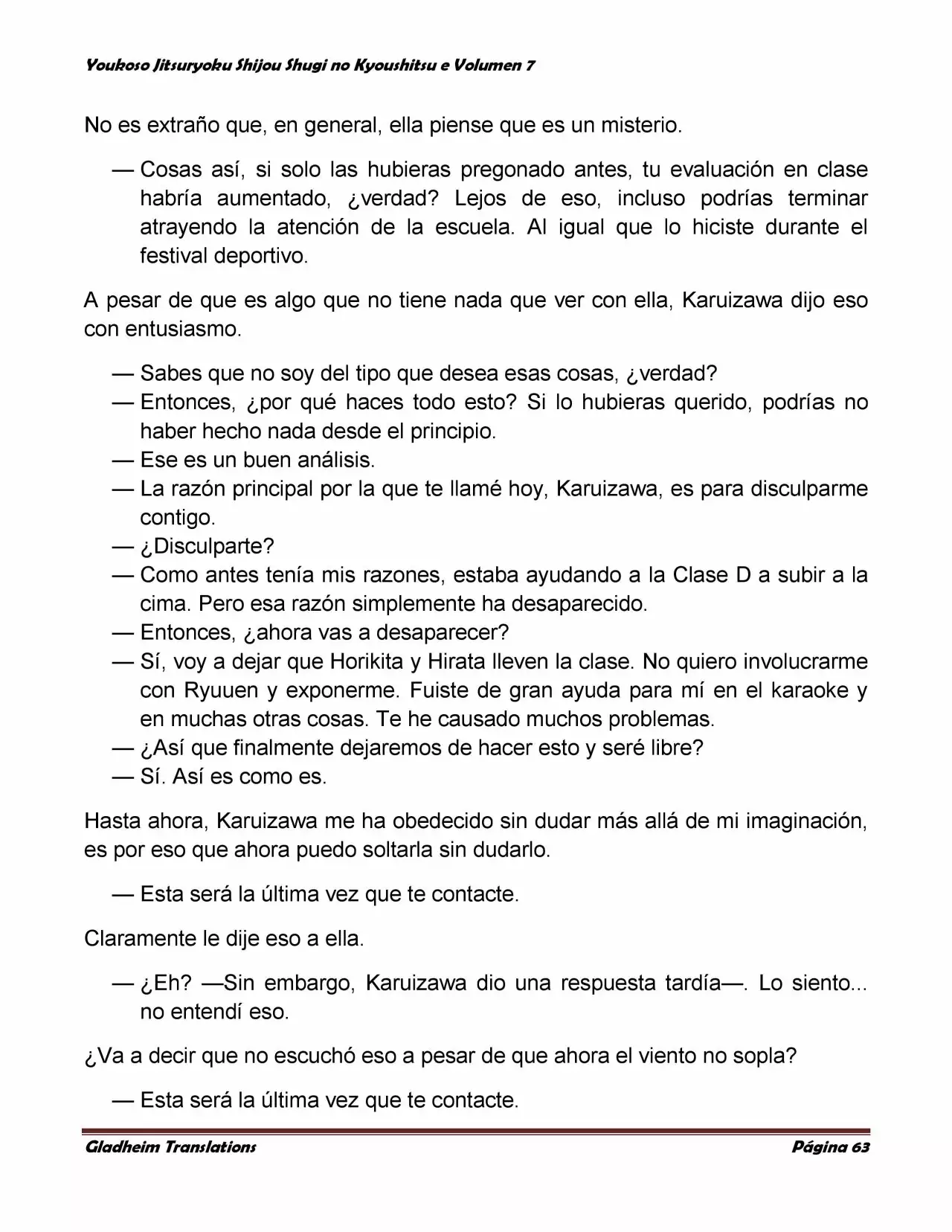 Página 63 del Manga