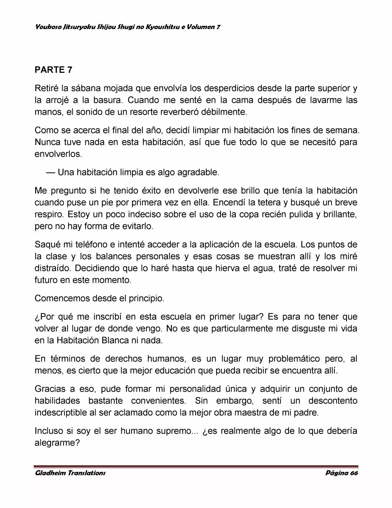 Página 66 del Manga