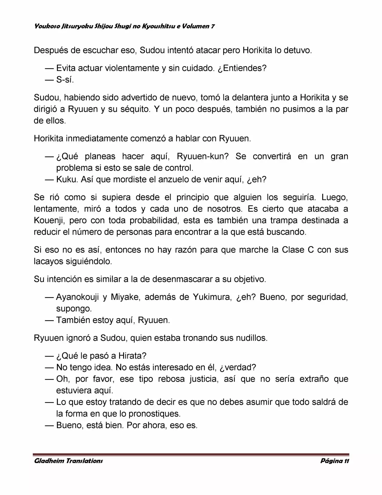 Página 11 del Manga