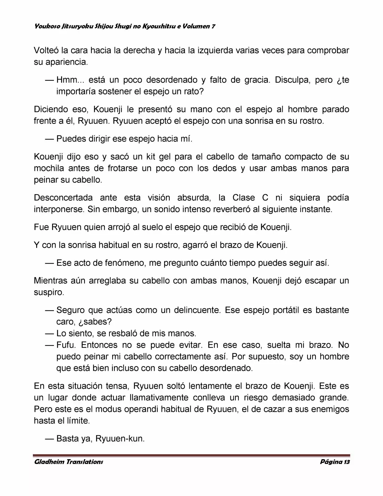 Página 13 del Manga