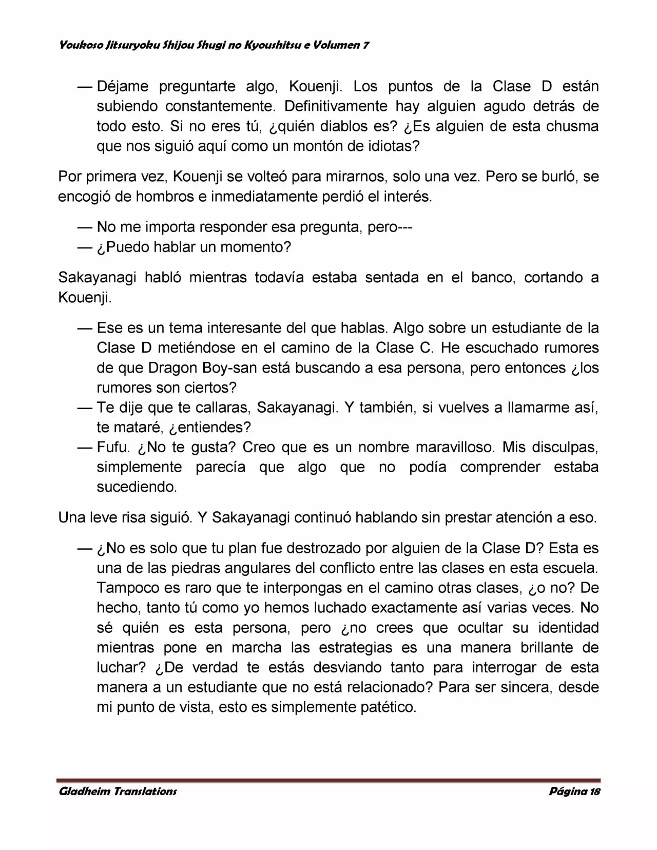 Página 18 del Manga