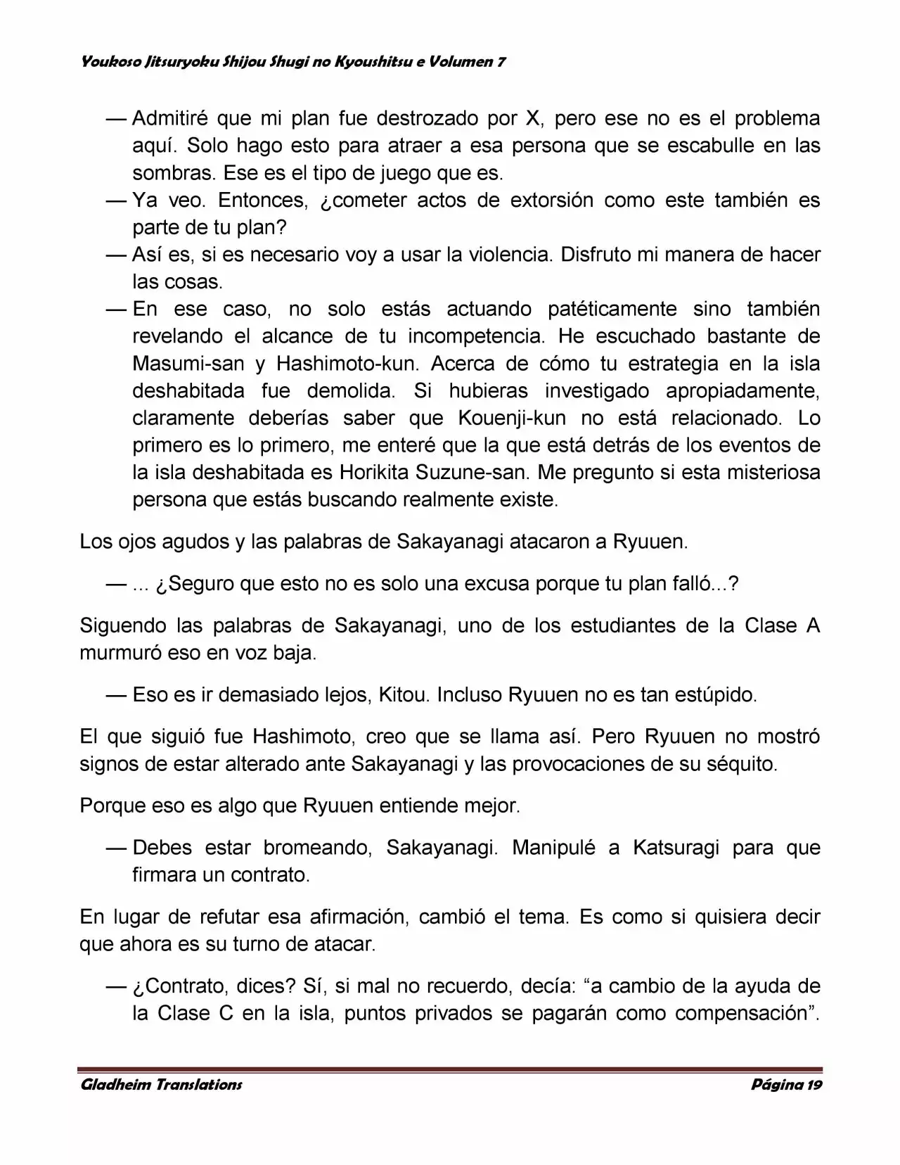 Página 19 del Manga
