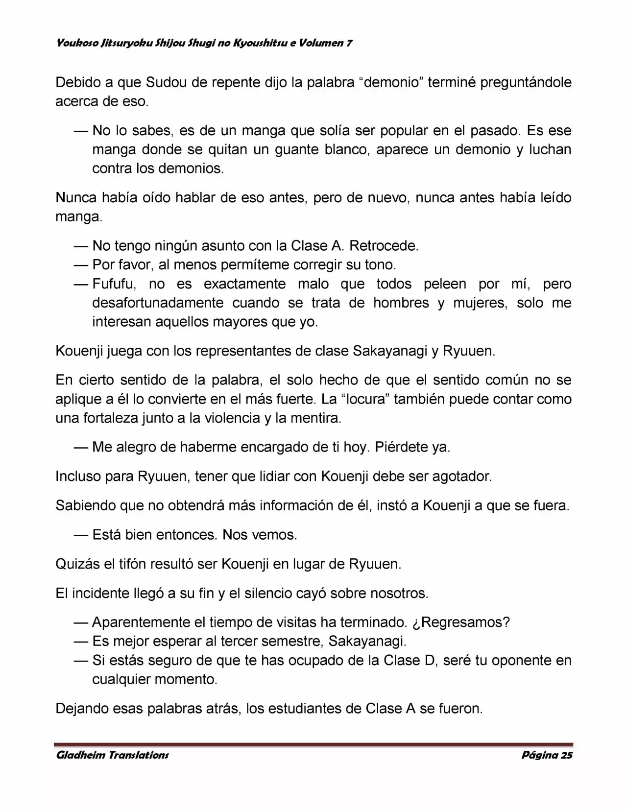 Página 25 del Manga