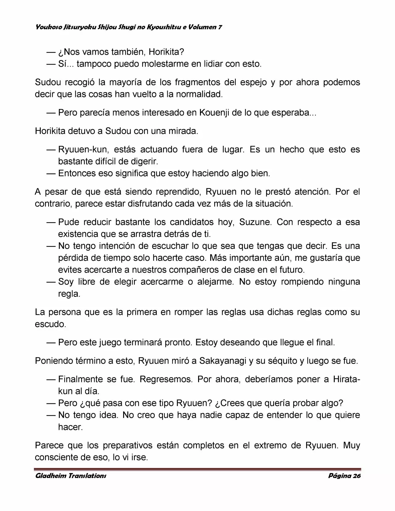 Página 26 del Manga