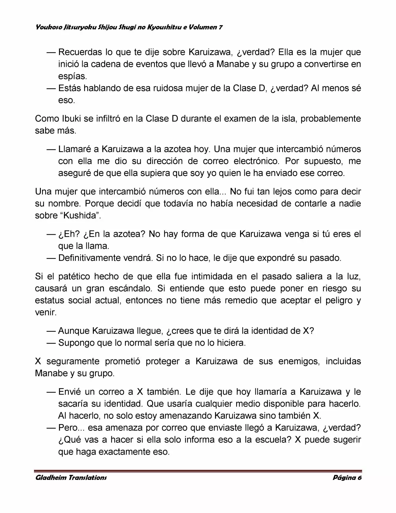 Página 6 del Manga