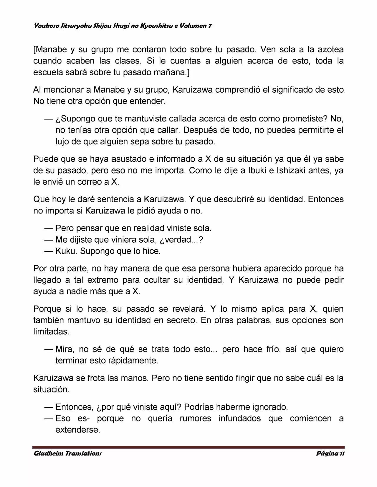 Página 11 del Manga