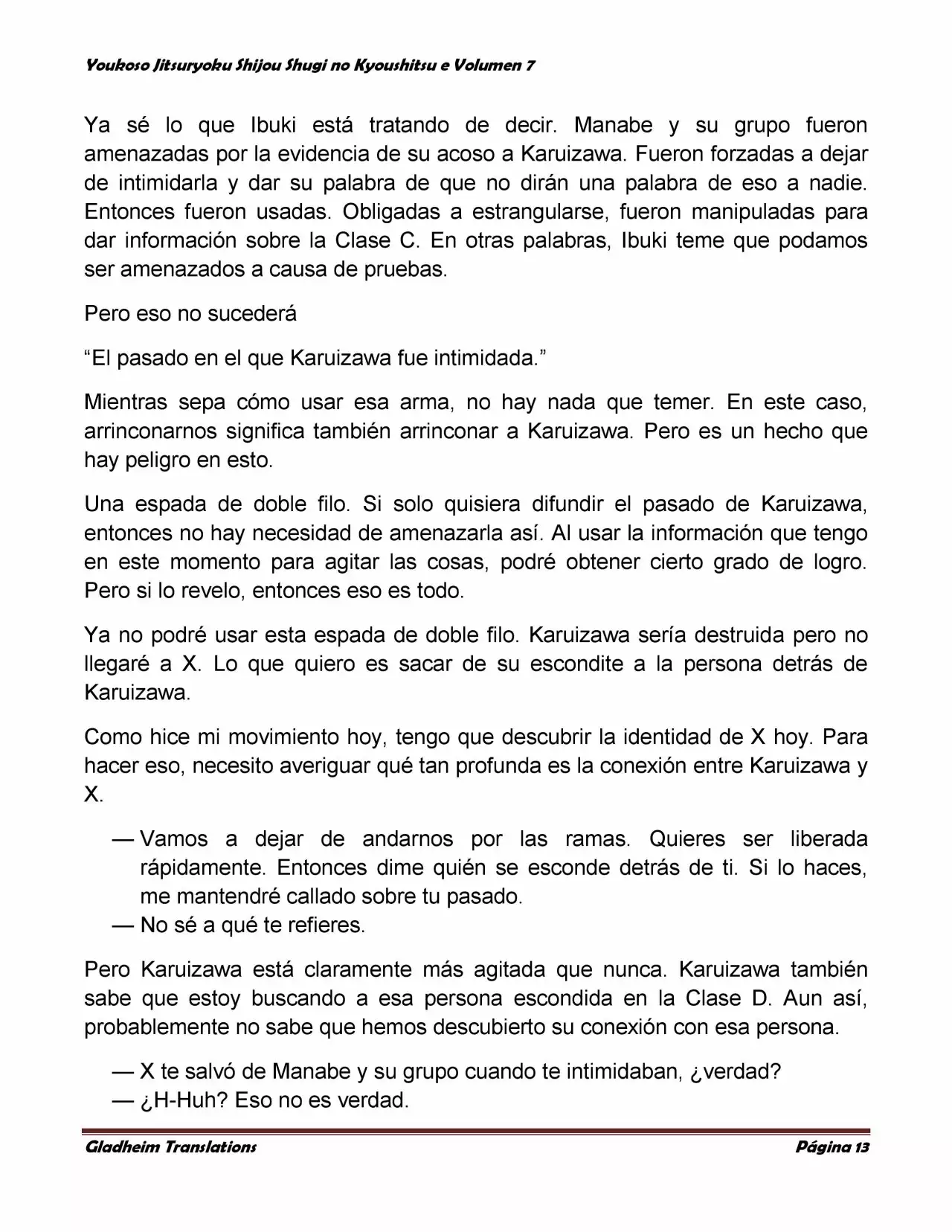 Página 13 del Manga