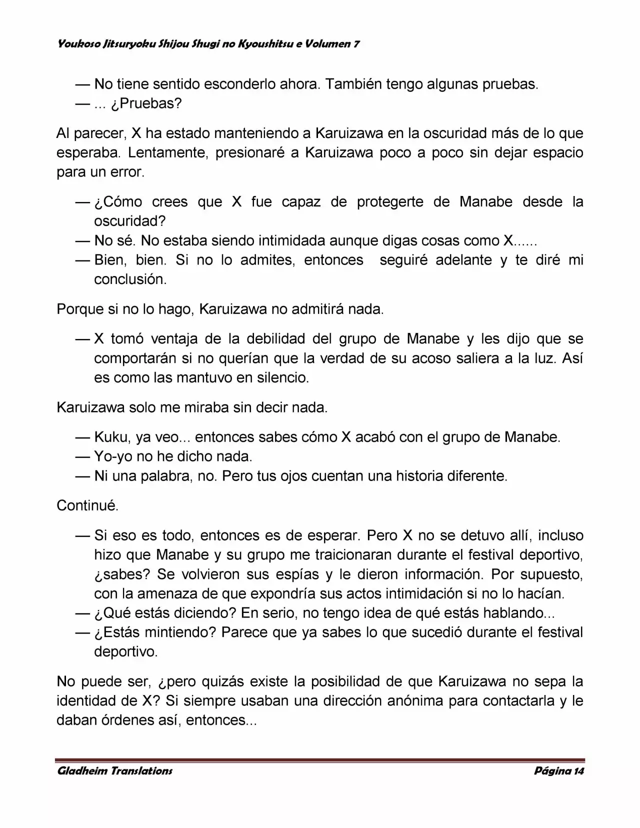 Página 14 del Manga