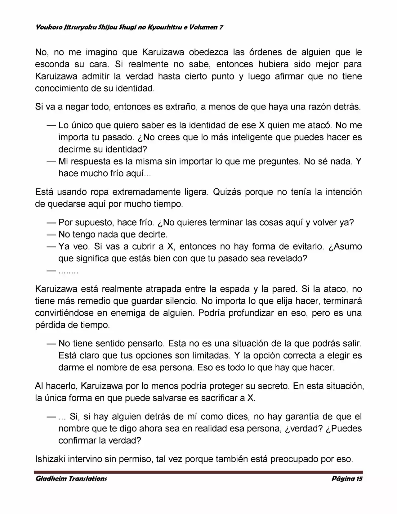 Página 15 del Manga