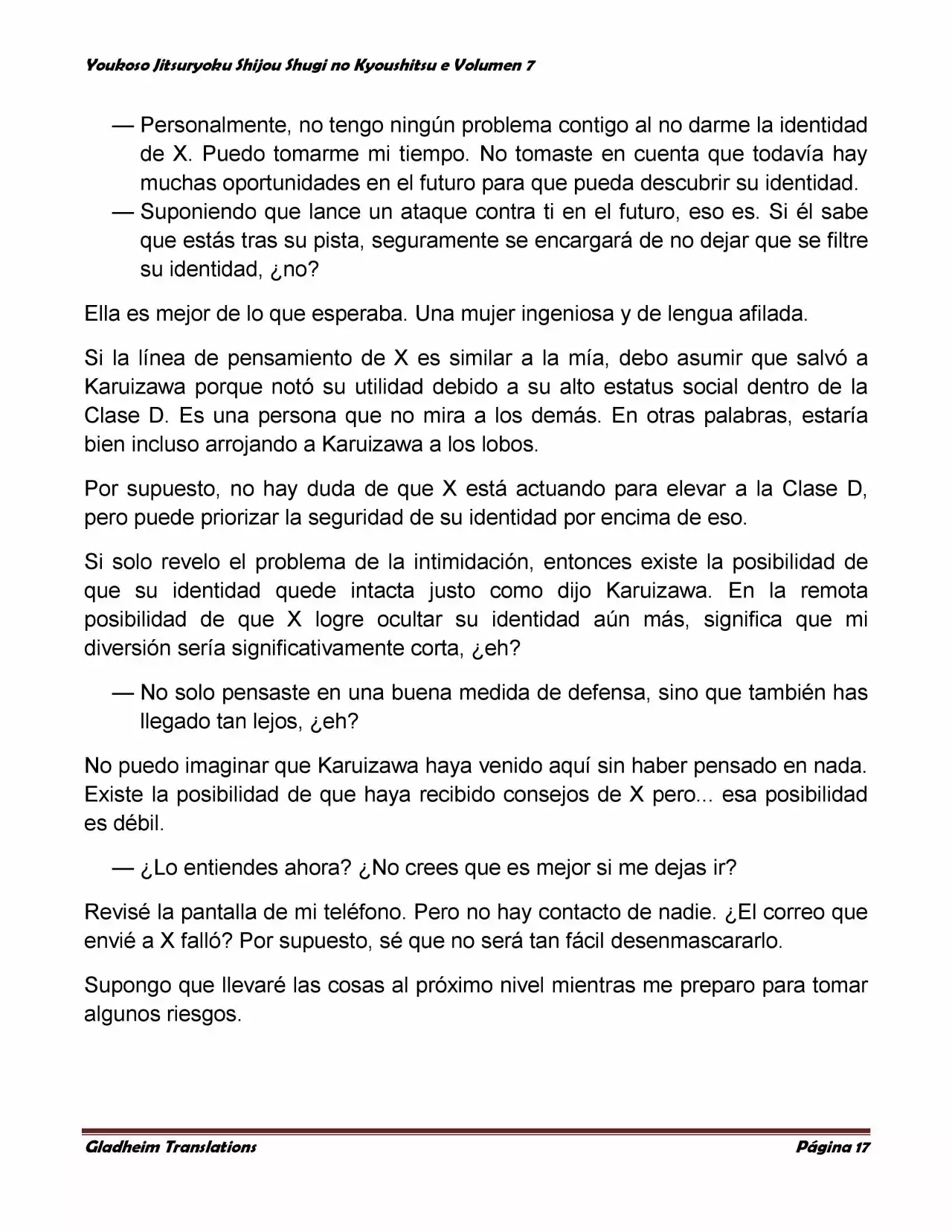 Página 17 del Manga