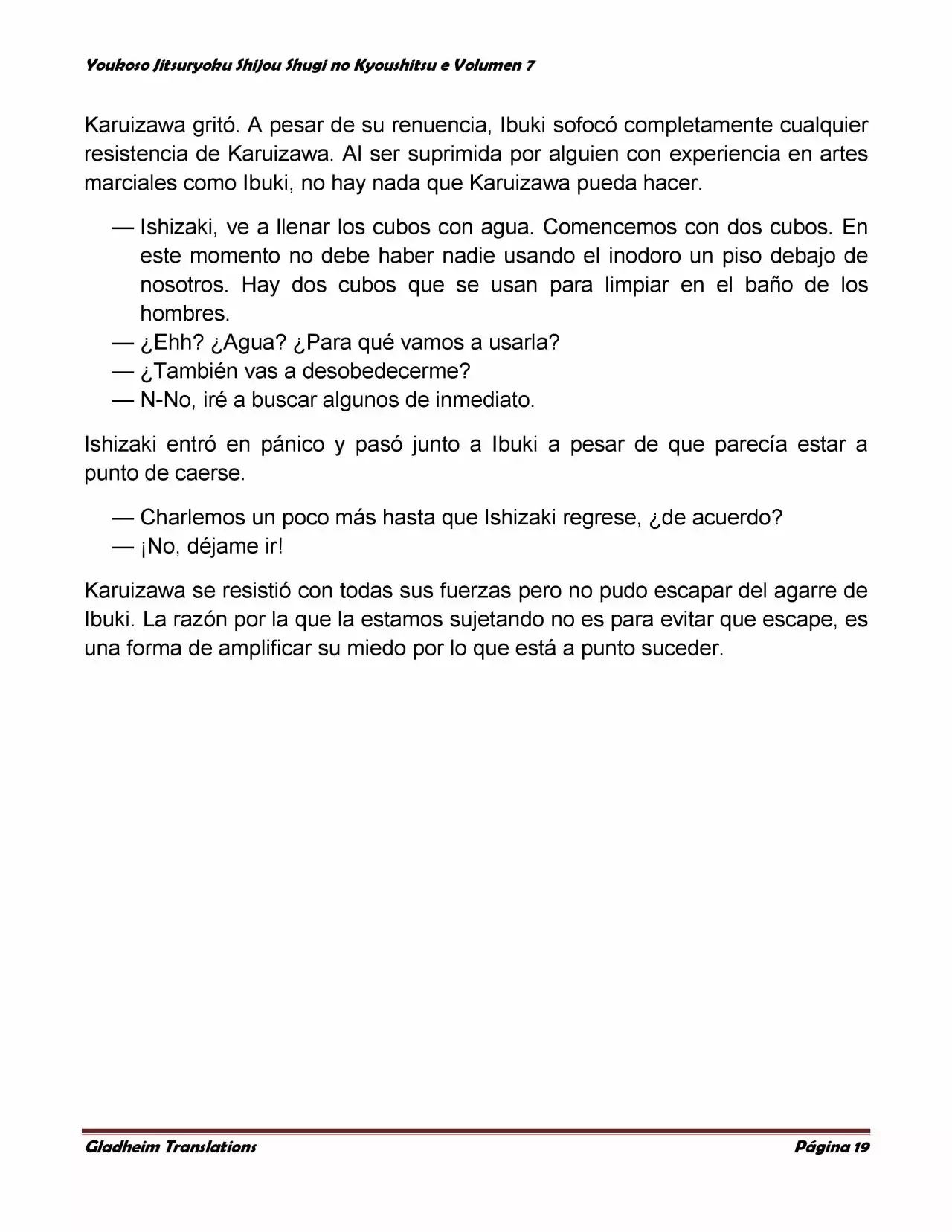 Página 19 del Manga