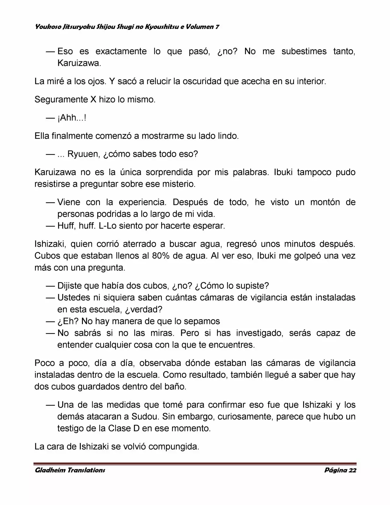 Página 22 del Manga