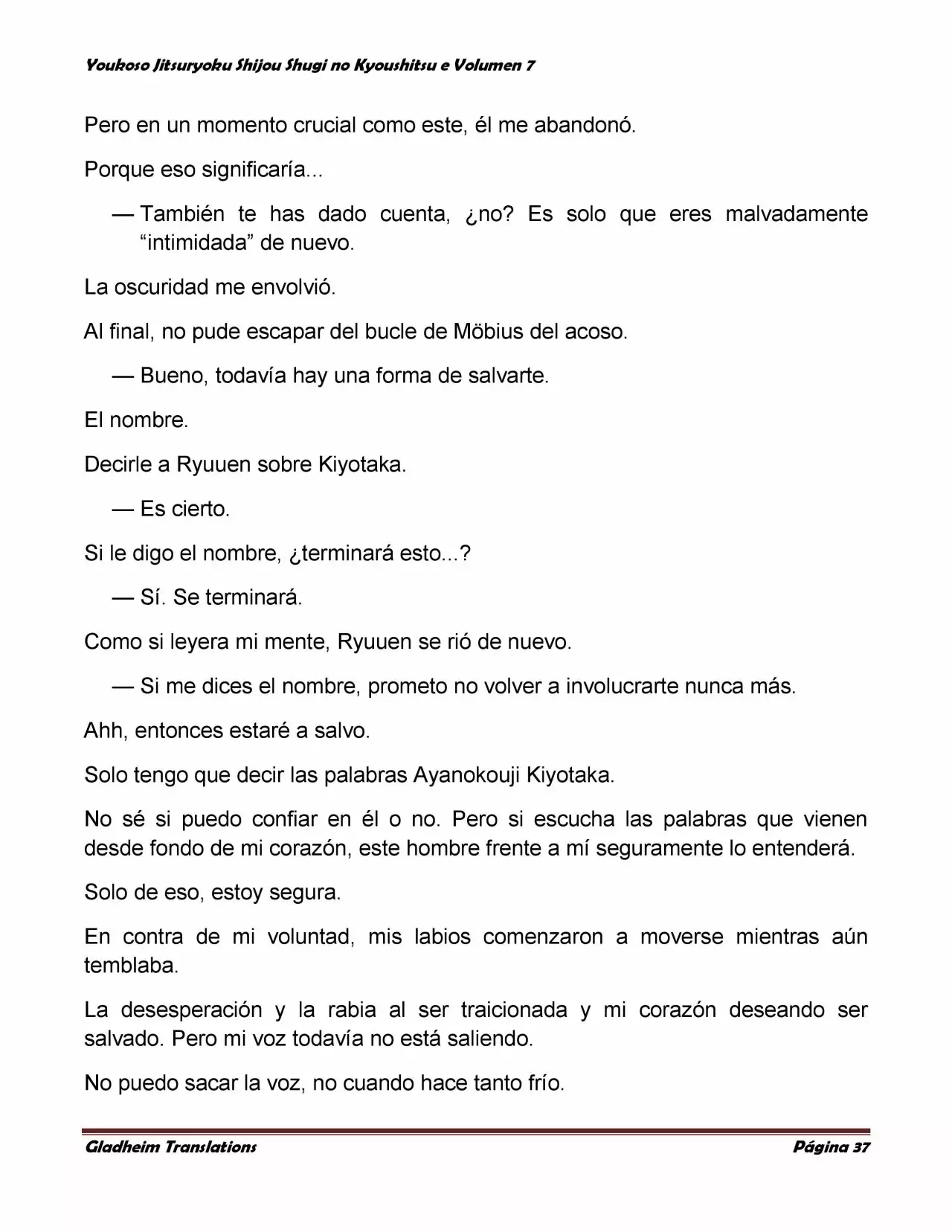 Página 37 del Manga