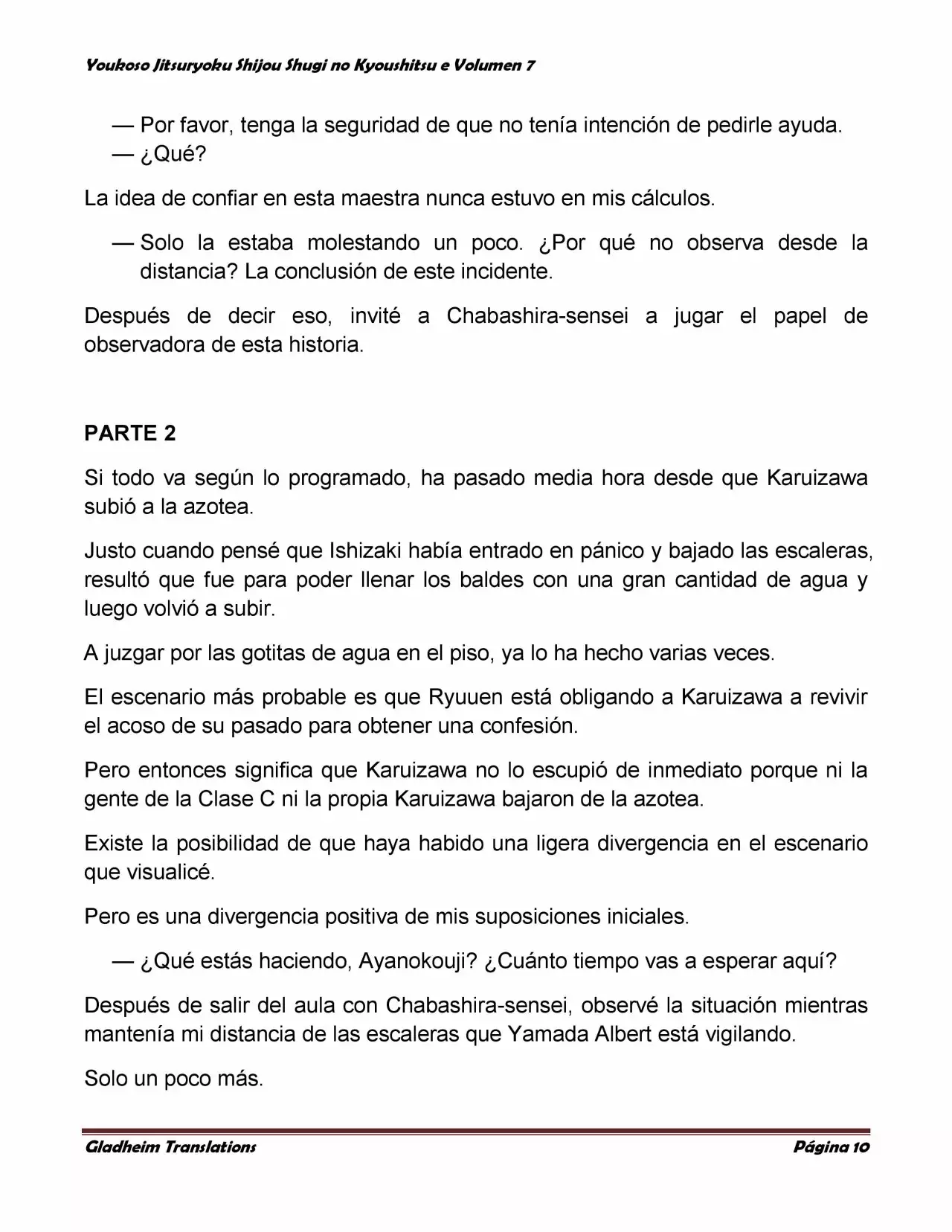 Página 10 del Manga