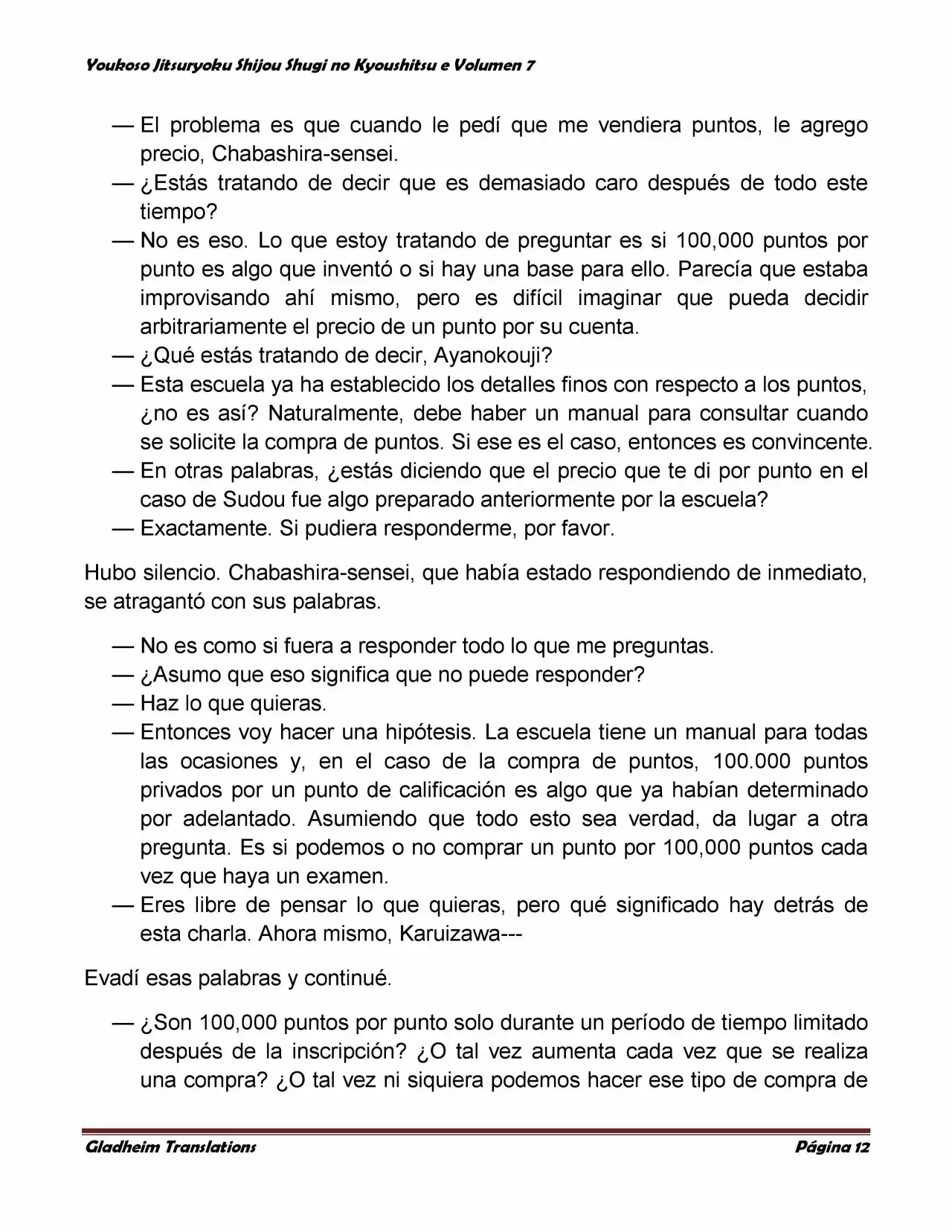 Página 12 del Manga