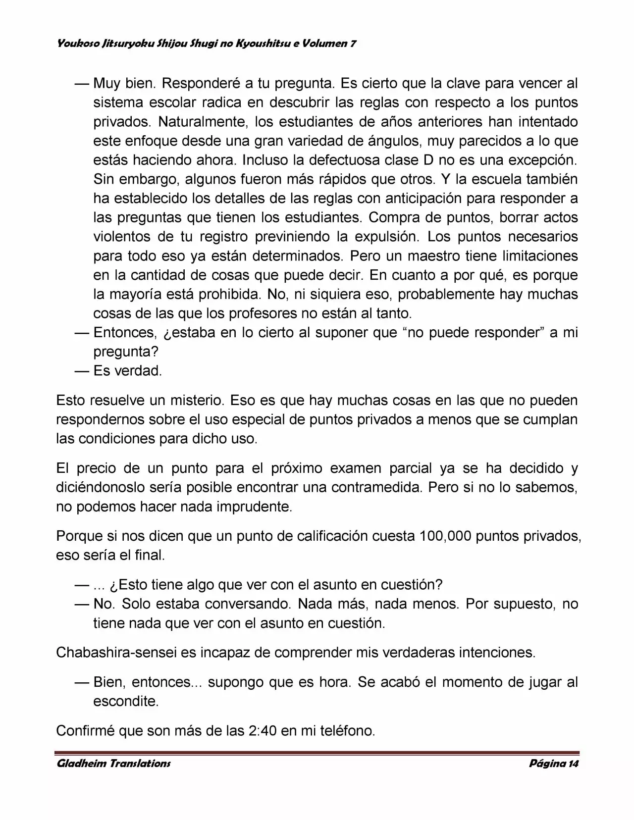 Página 14 del Manga