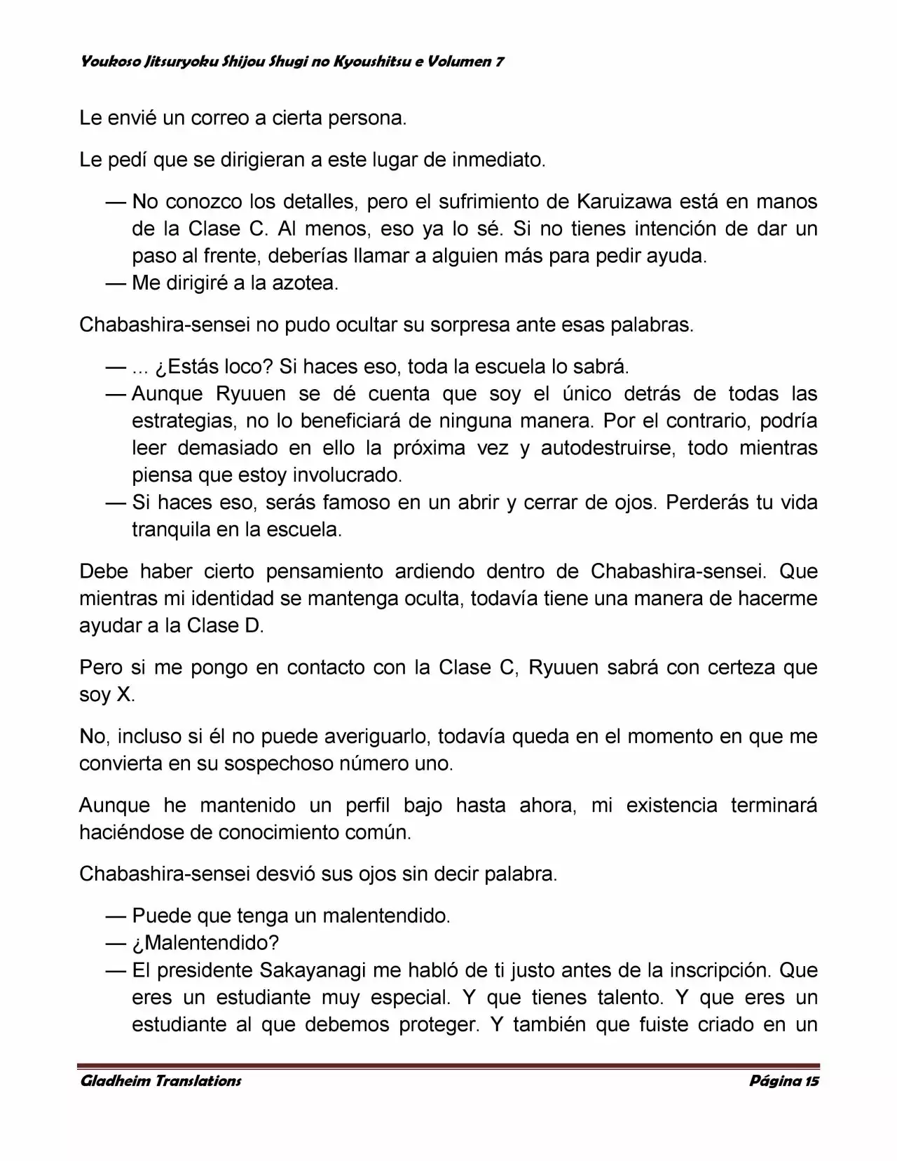 Página 15 del Manga