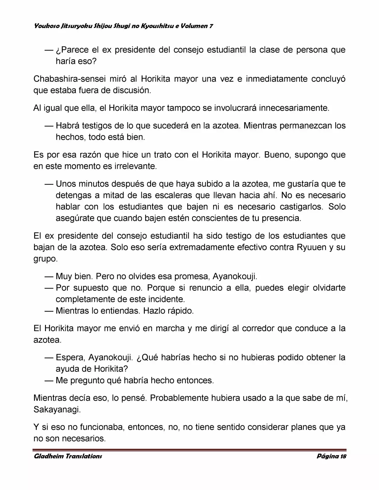 Página 18 del Manga