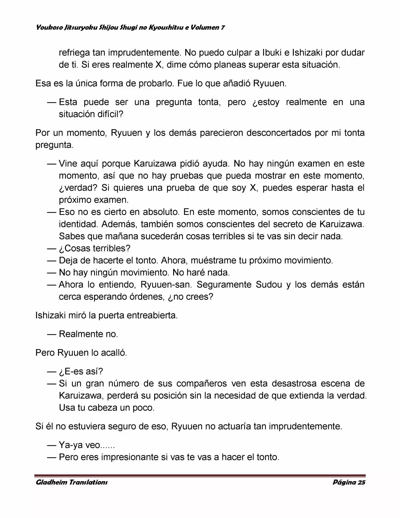 Página 25 del Manga