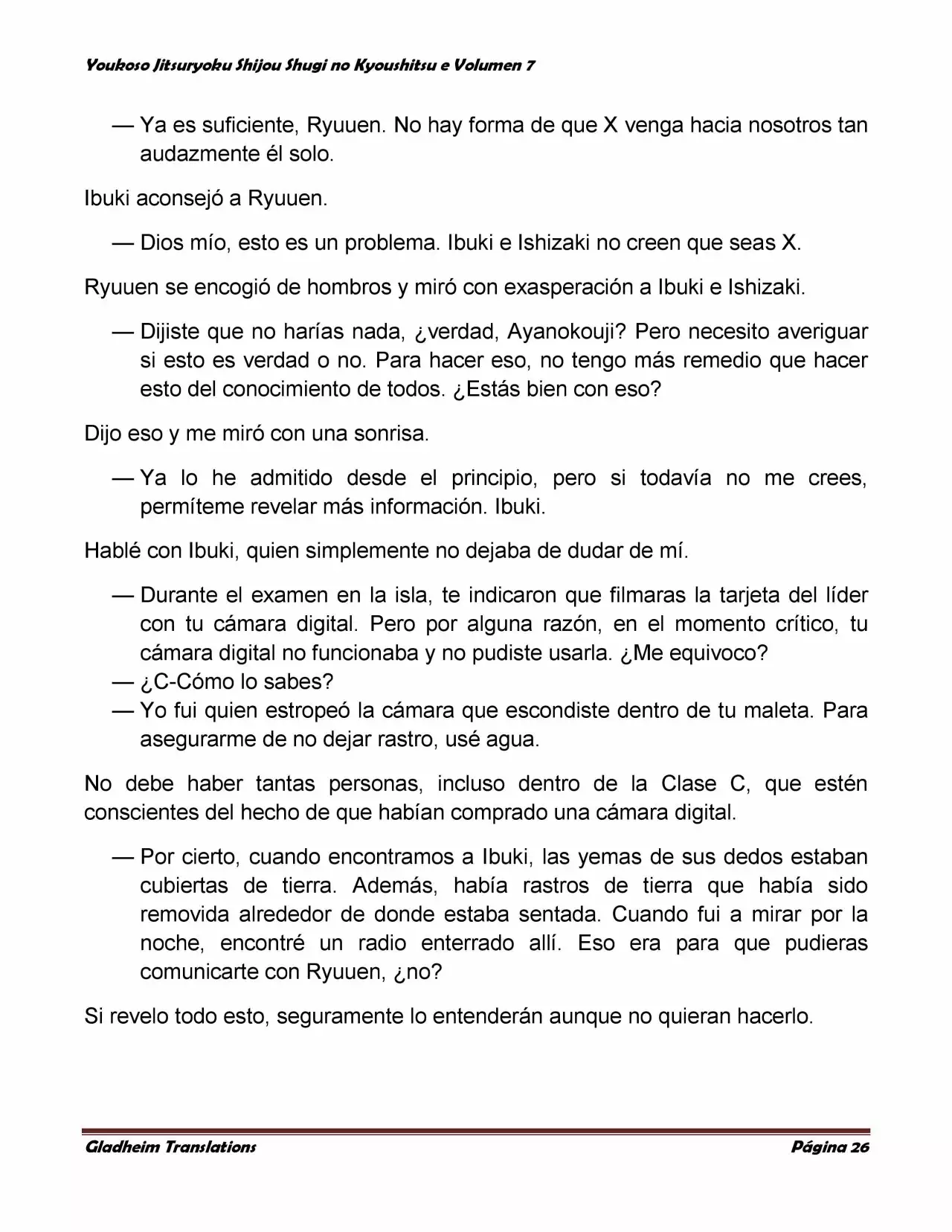 Página 26 del Manga