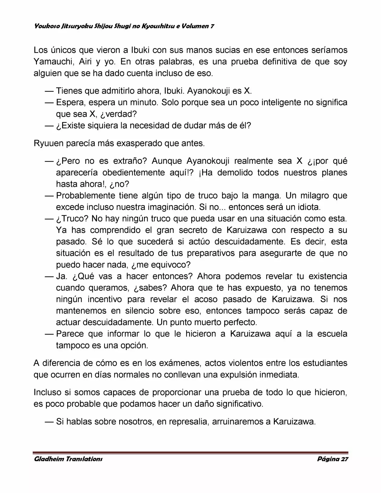 Página 27 del Manga