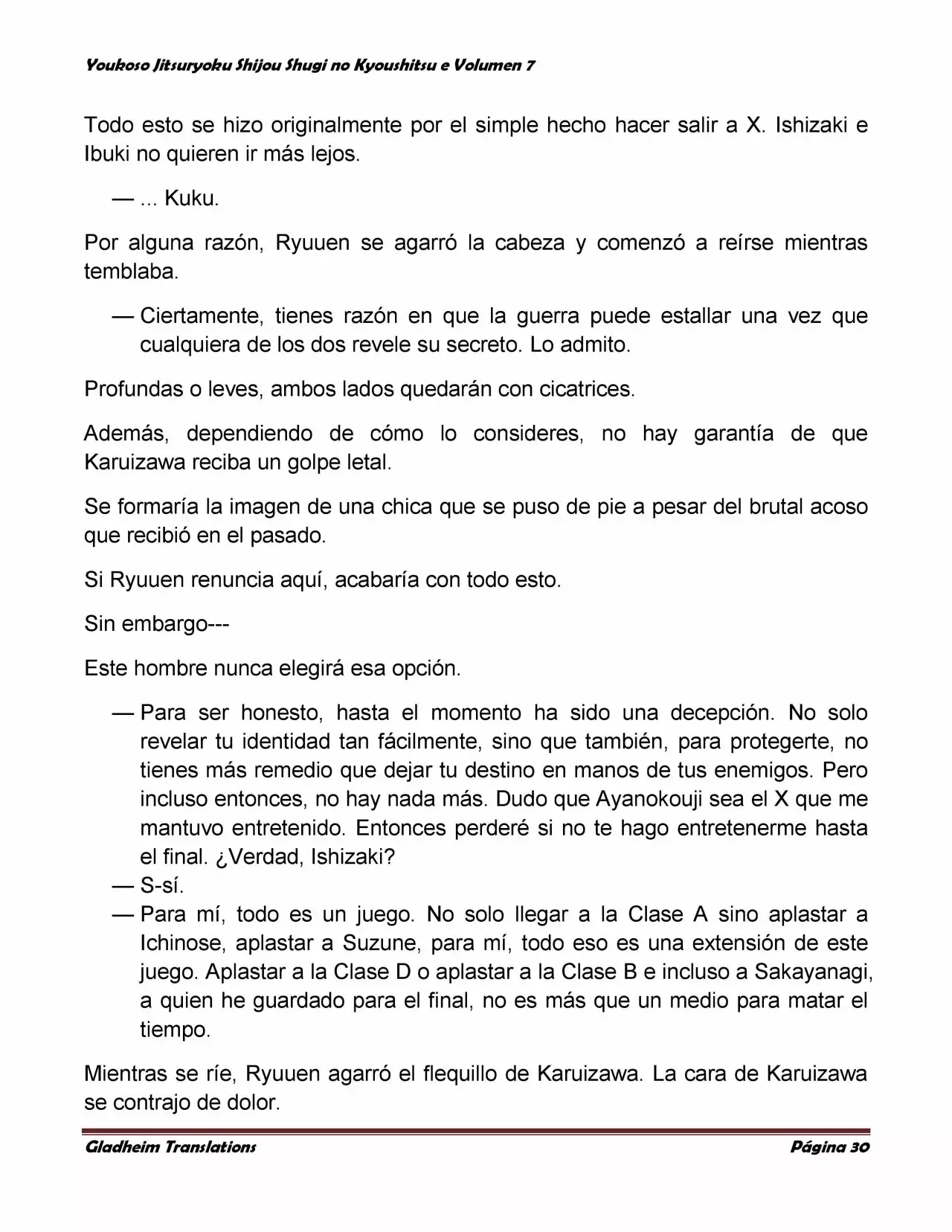 Página 30 del Manga