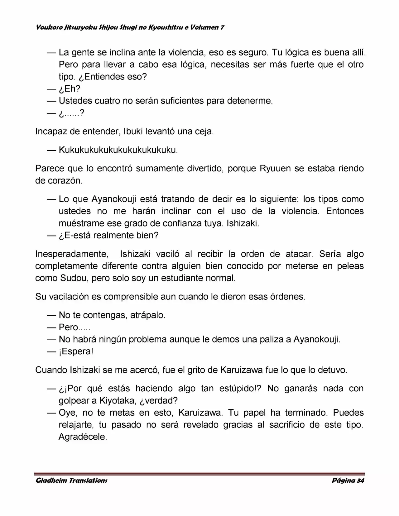 Página 34 del Manga