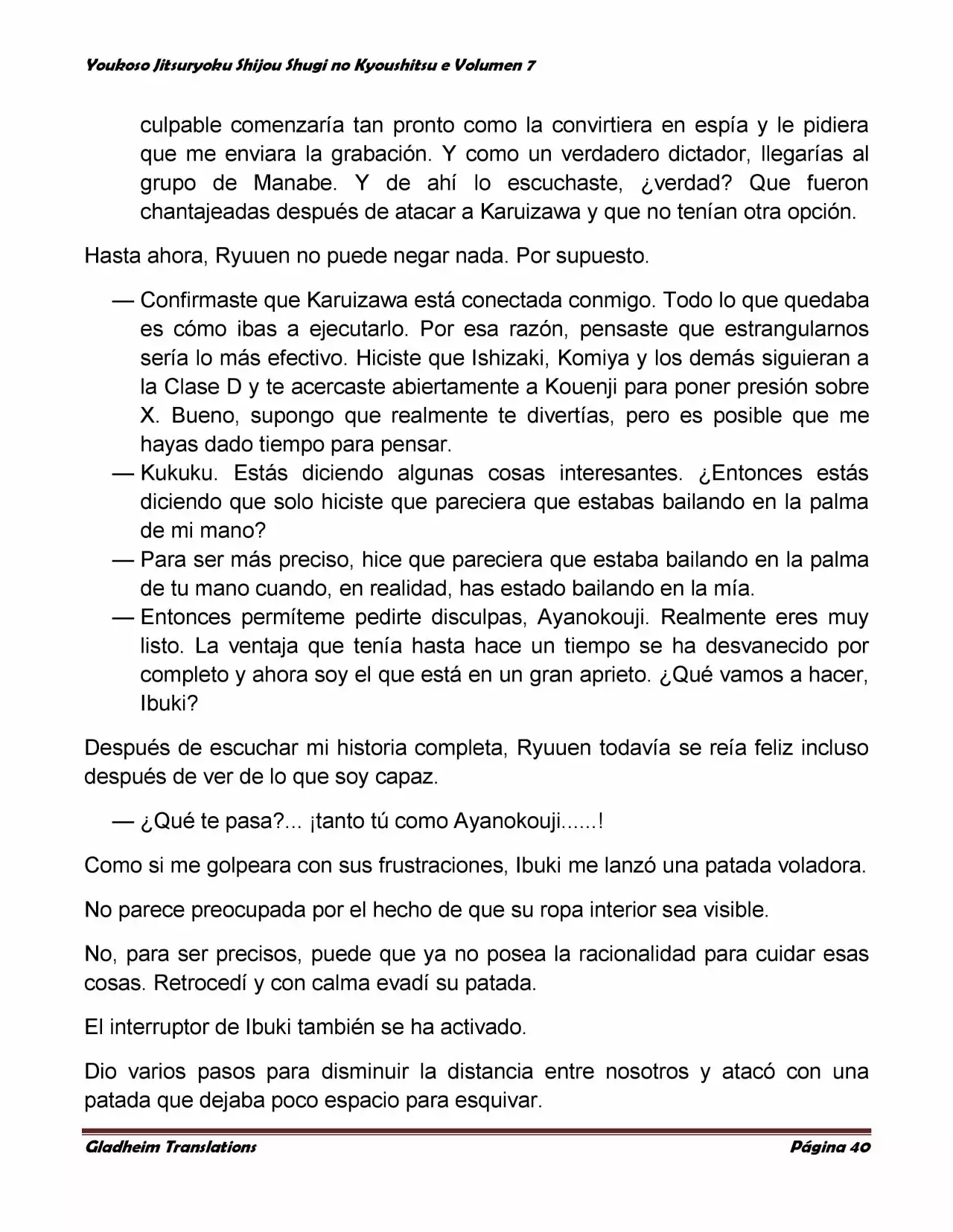 Página 40 del Manga