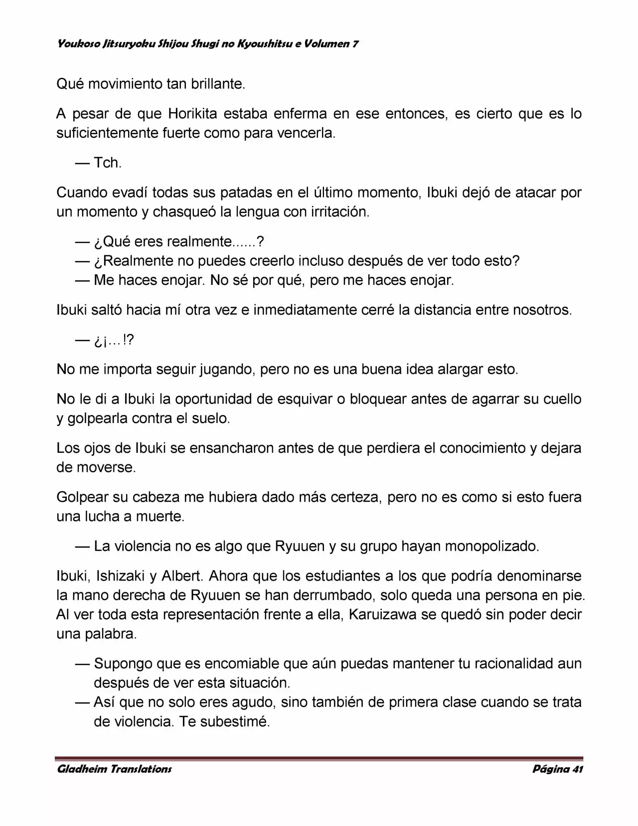 Página 41 del Manga