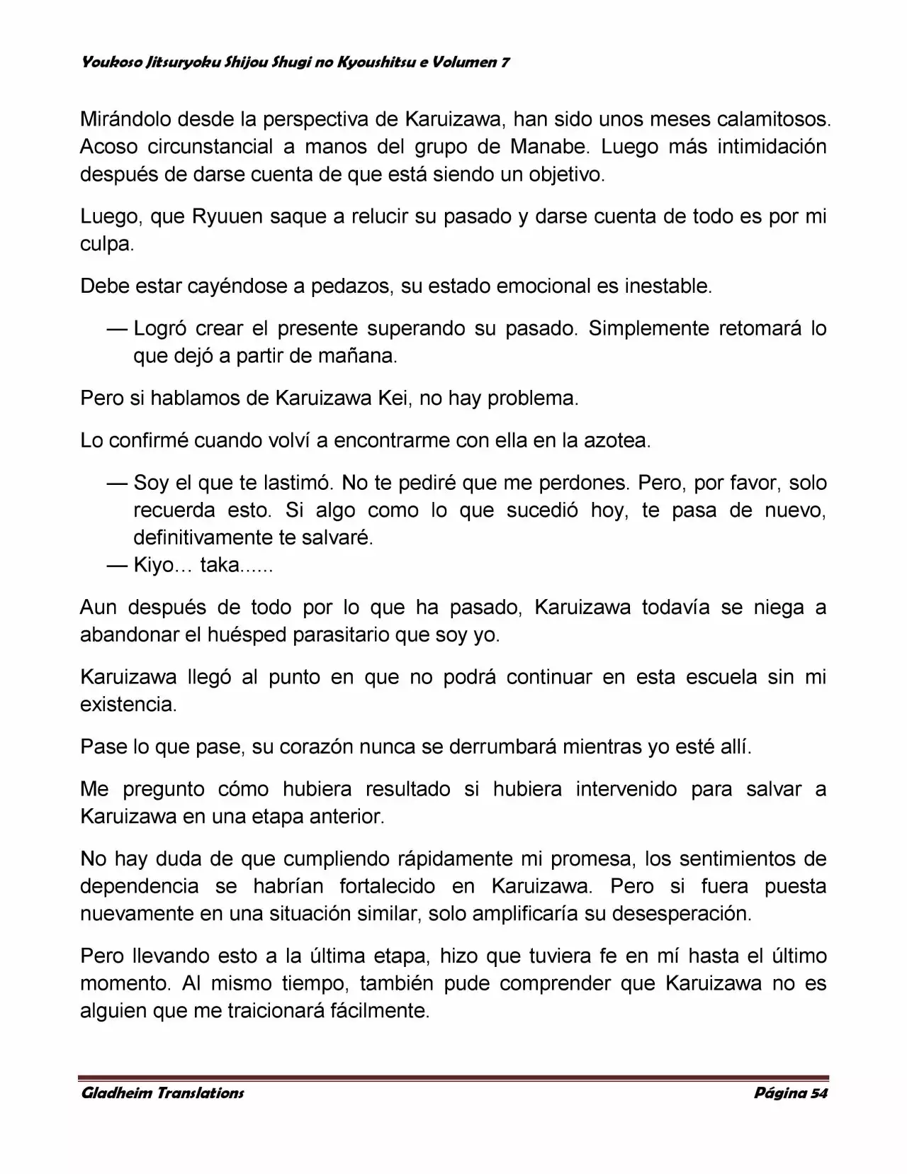 Página 54 del Manga