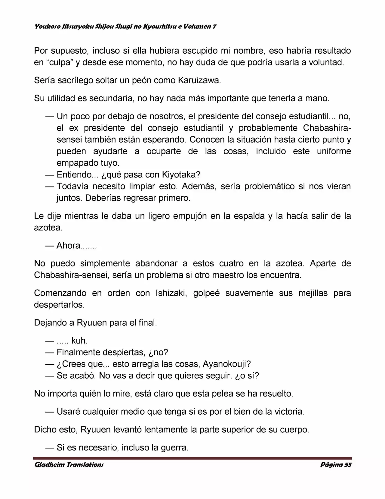 Página 55 del Manga