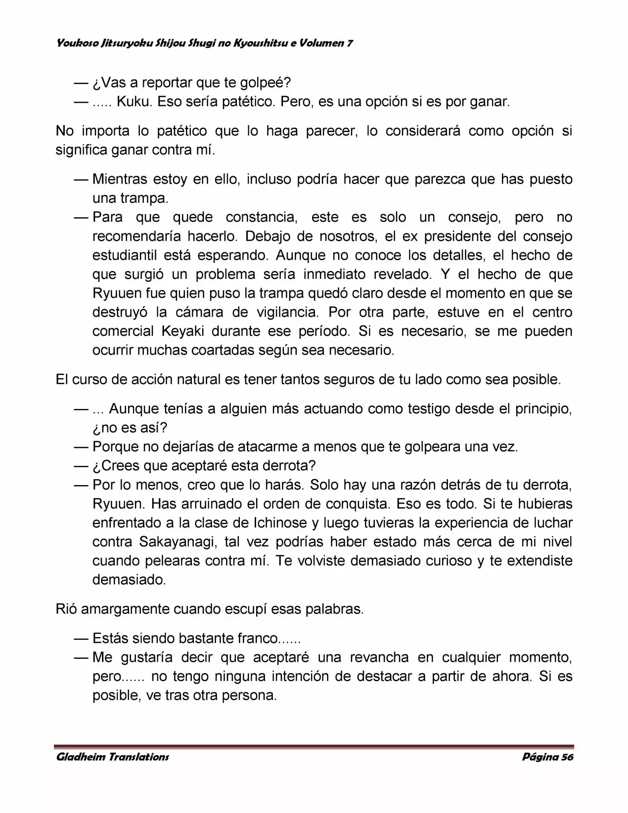 Página 56 del Manga