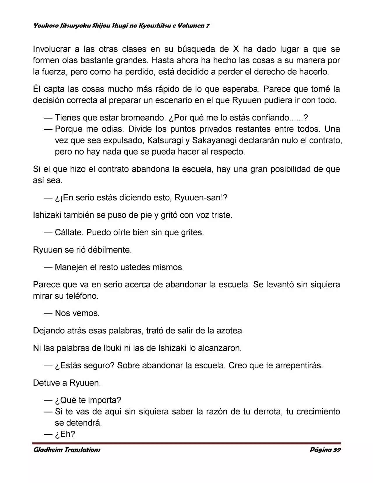 Página 59 del Manga