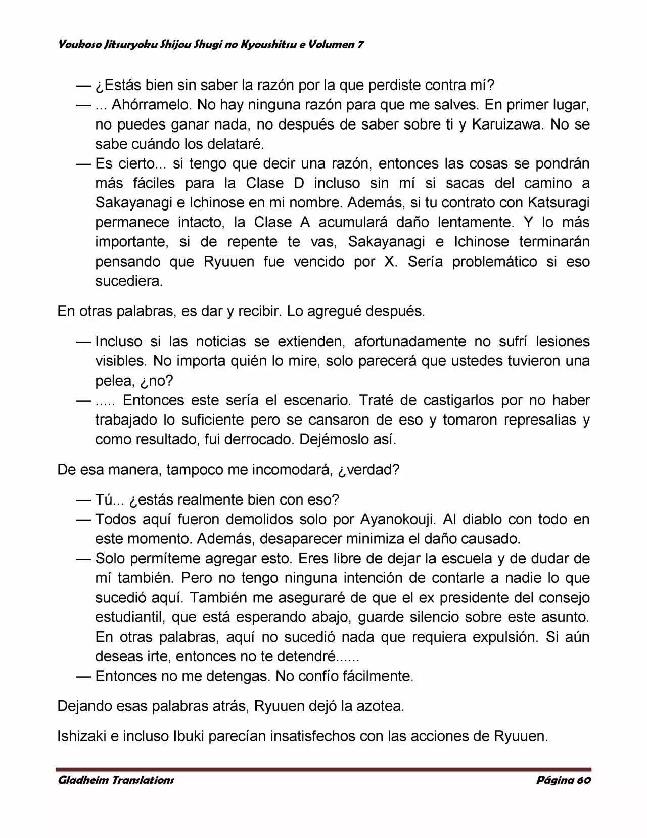 Página 60 del Manga