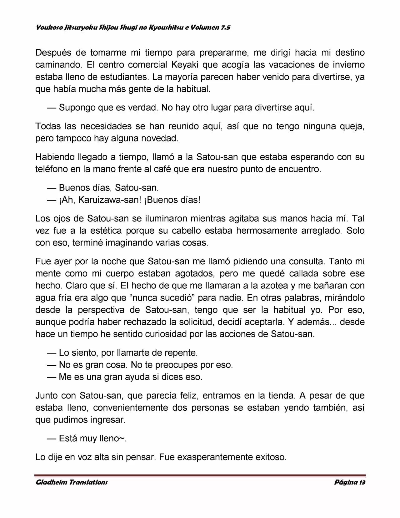 Página 13 del Manga