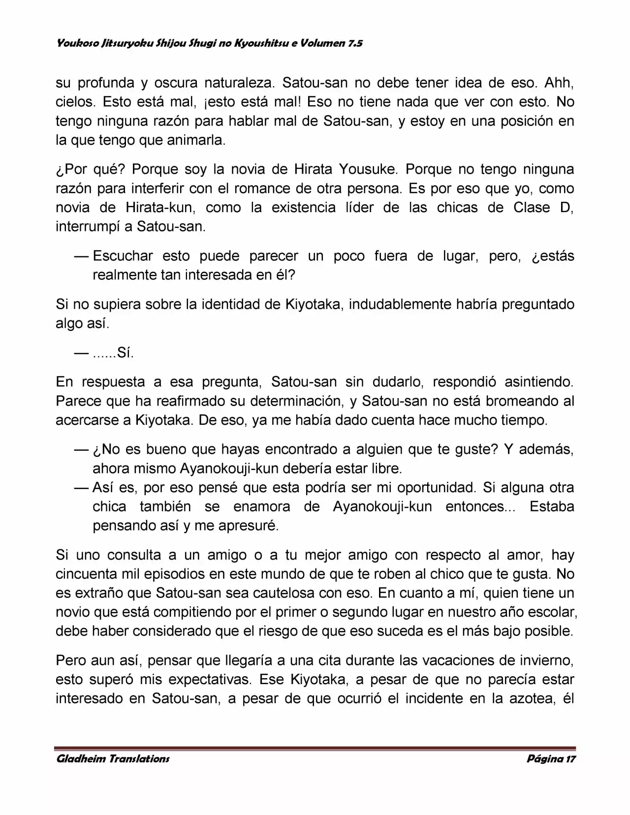 Página 17 del Manga