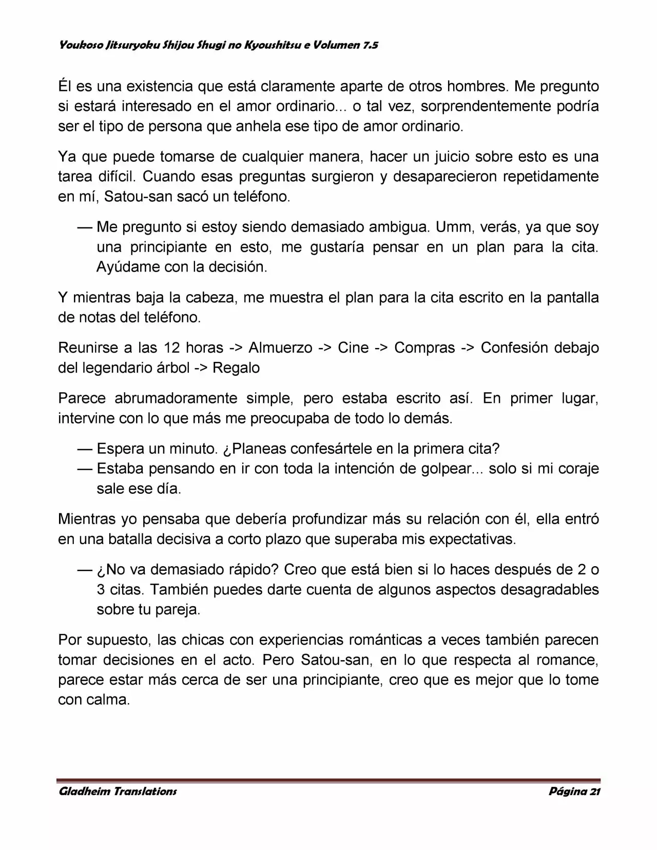 Página 21 del Manga