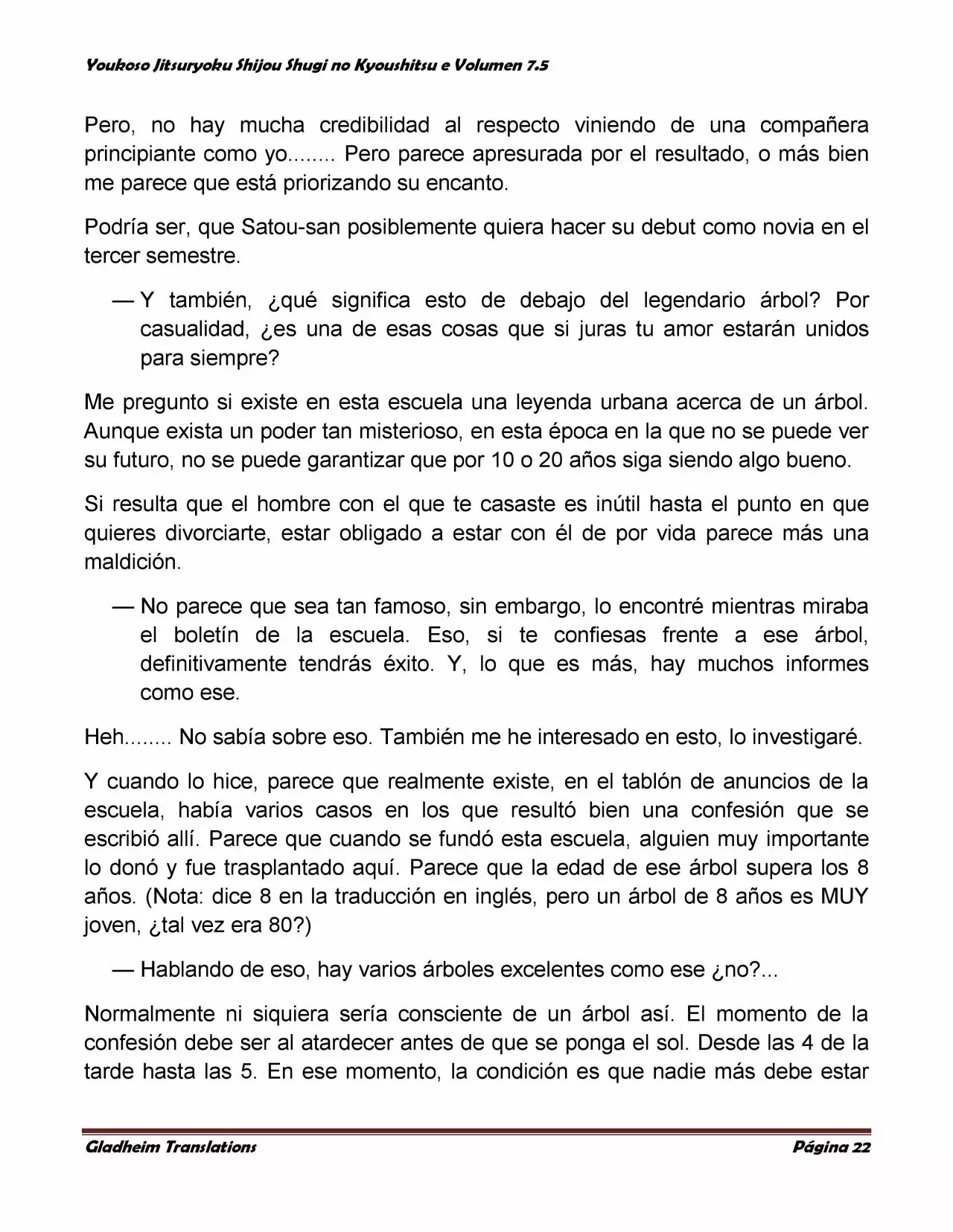 Página 22 del Manga